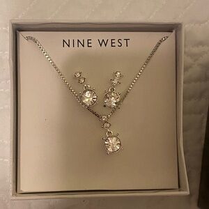 Nine West Earring & Necklace Set